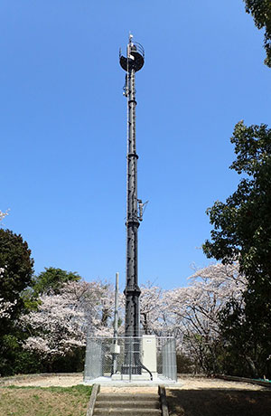 周南市東緑地公園防災無線中継局